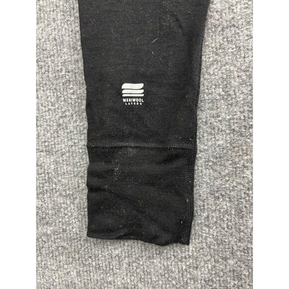 Meriwool Pants Women Medium Black 100% Merino Wool Base Layer Thermal Long Johns - Picture 13 of 13
